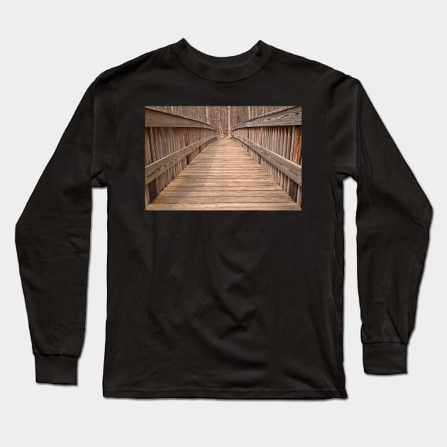 Cunningham Forest Bridge Long Sleeve T-Shirt by somadjinn